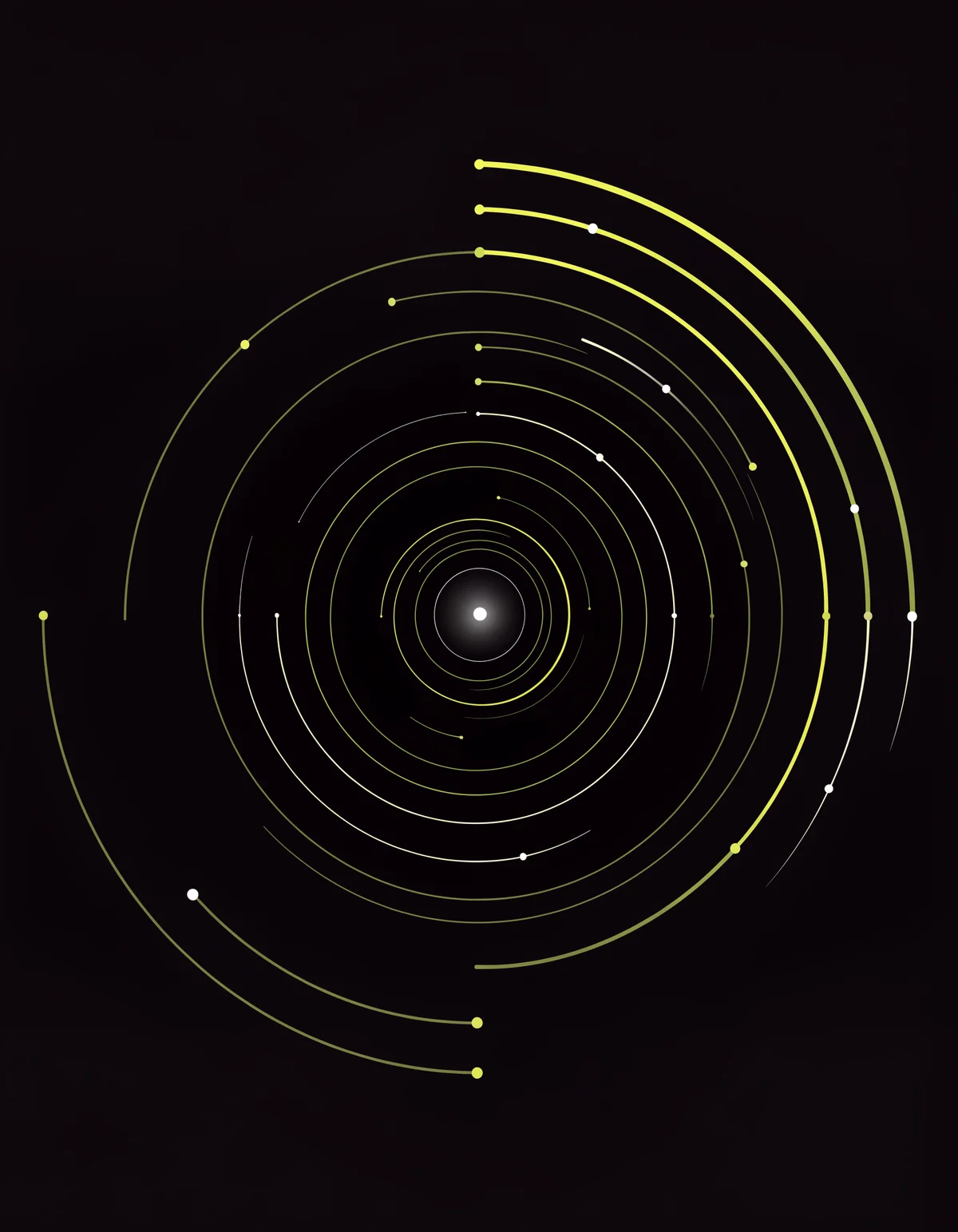 Abstract flywheel illustration